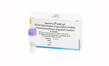 کیت برای تعیین اسپرم پوشش دهنده آنتی بادی IgA (MAR)