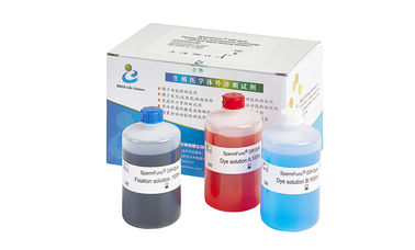 استفاده ساده Diff Quik Stain Kit For Morphology Spermatozoa 100ml/Kit